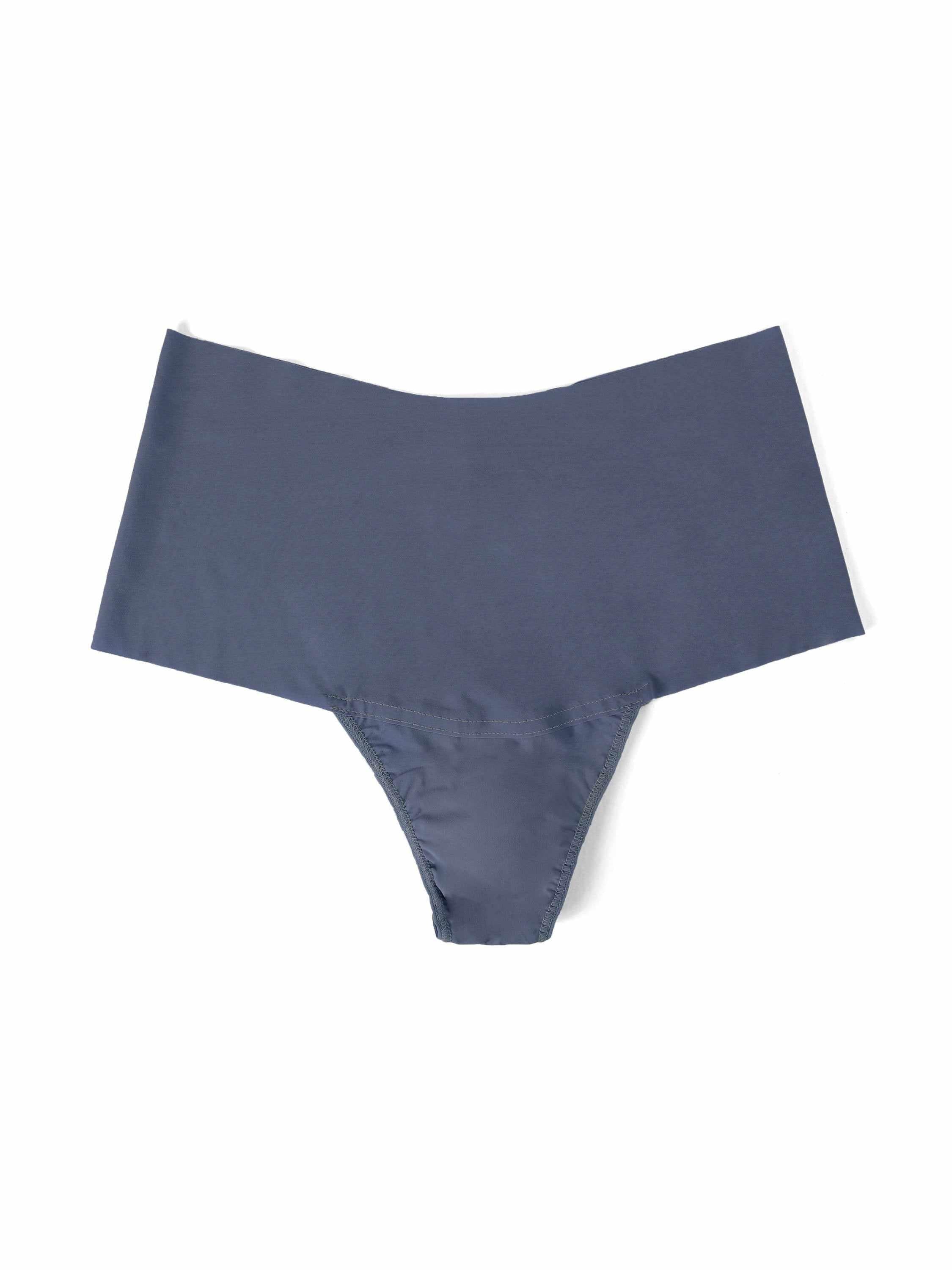 BreatheSoft™ High Rise Thong Granite Grey - Image 3