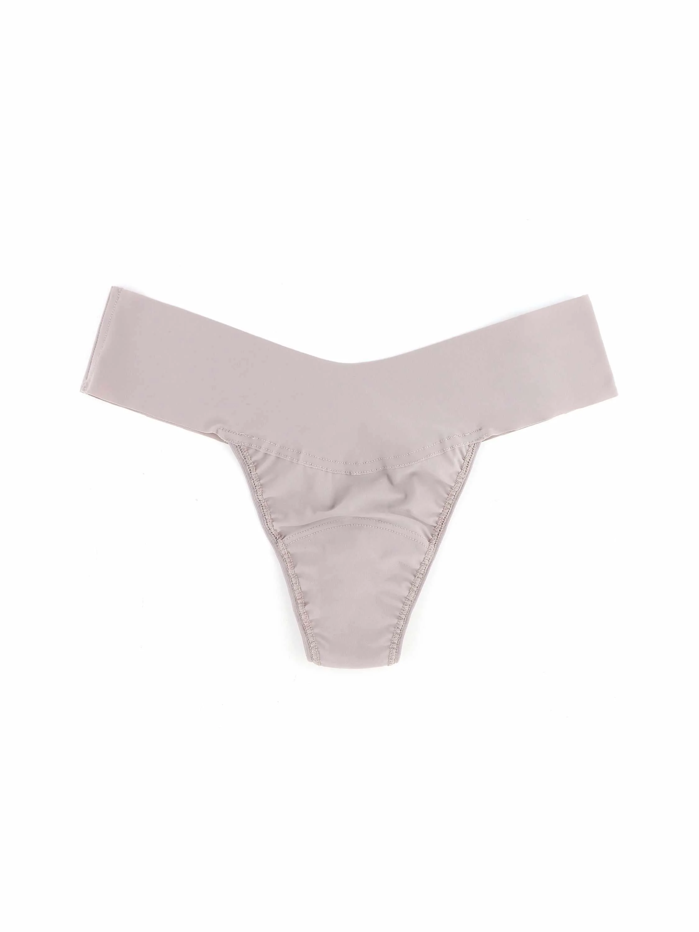 BreatheSoft™ Natural Rise Thong Evening Grey - Image 3