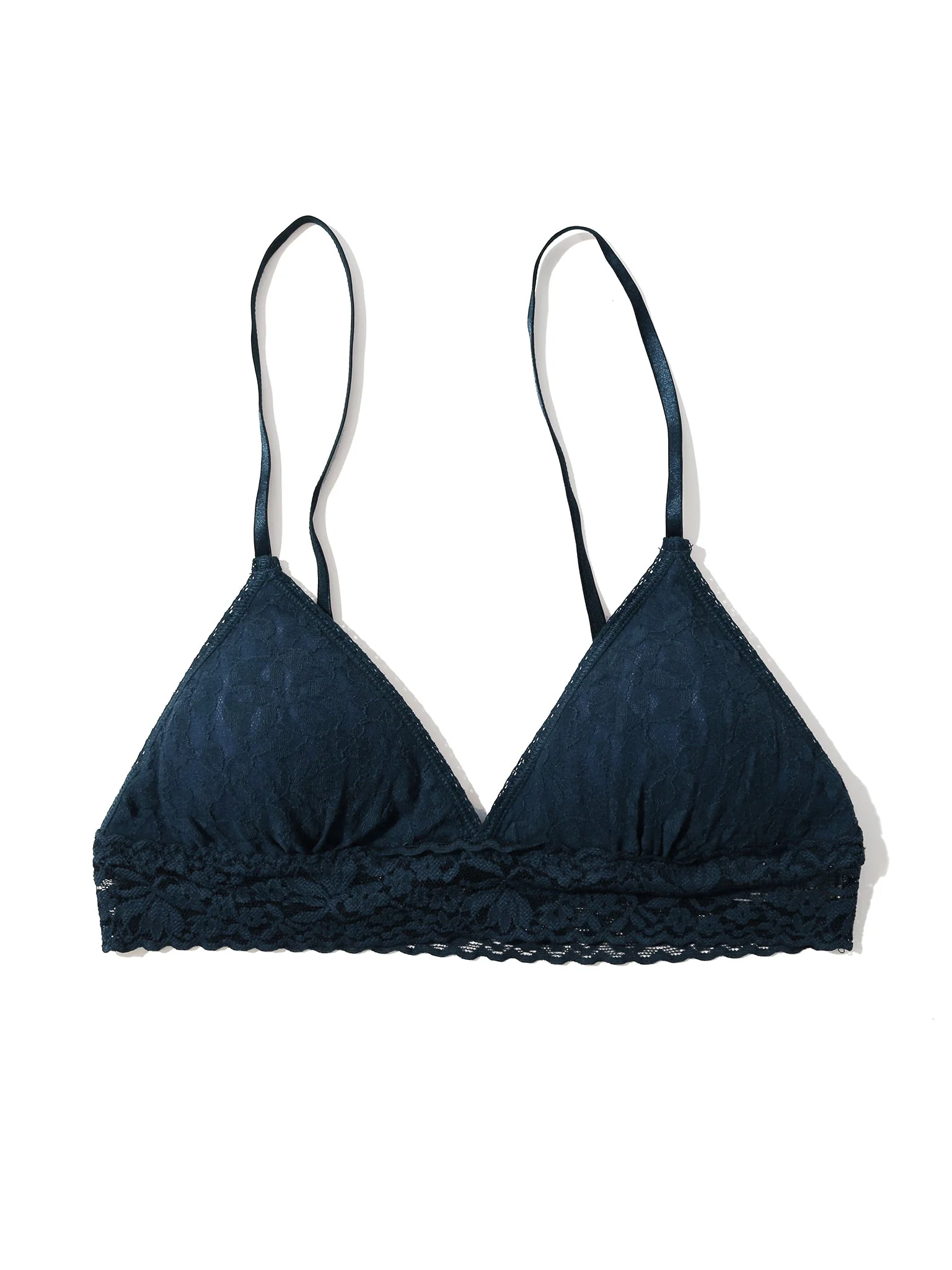 Flora Lace Bralette Night Owl Blue Sale - Image 4
