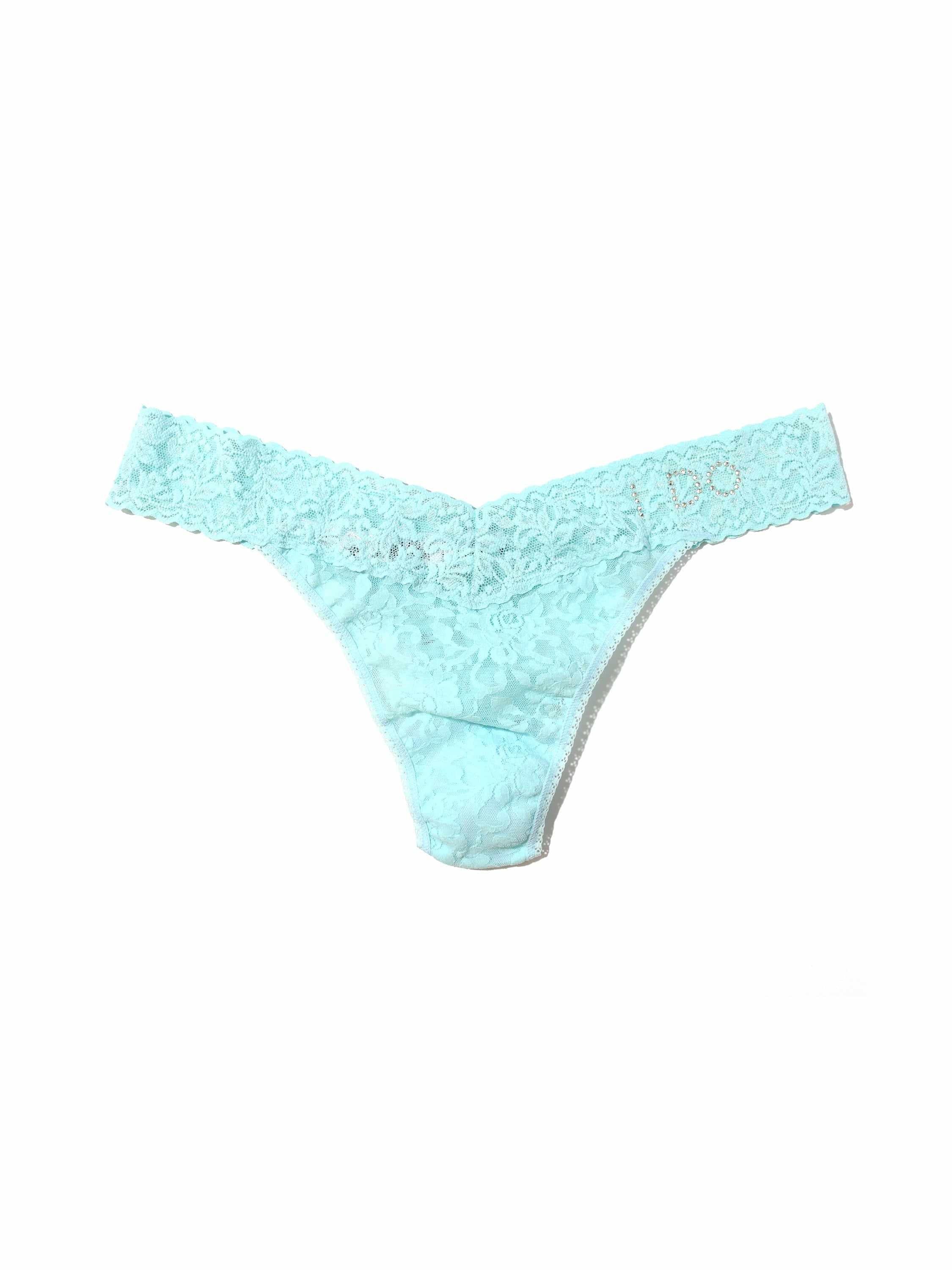 Plus I Do Crystal Signature Lace® Original Rise Thong - Image 3