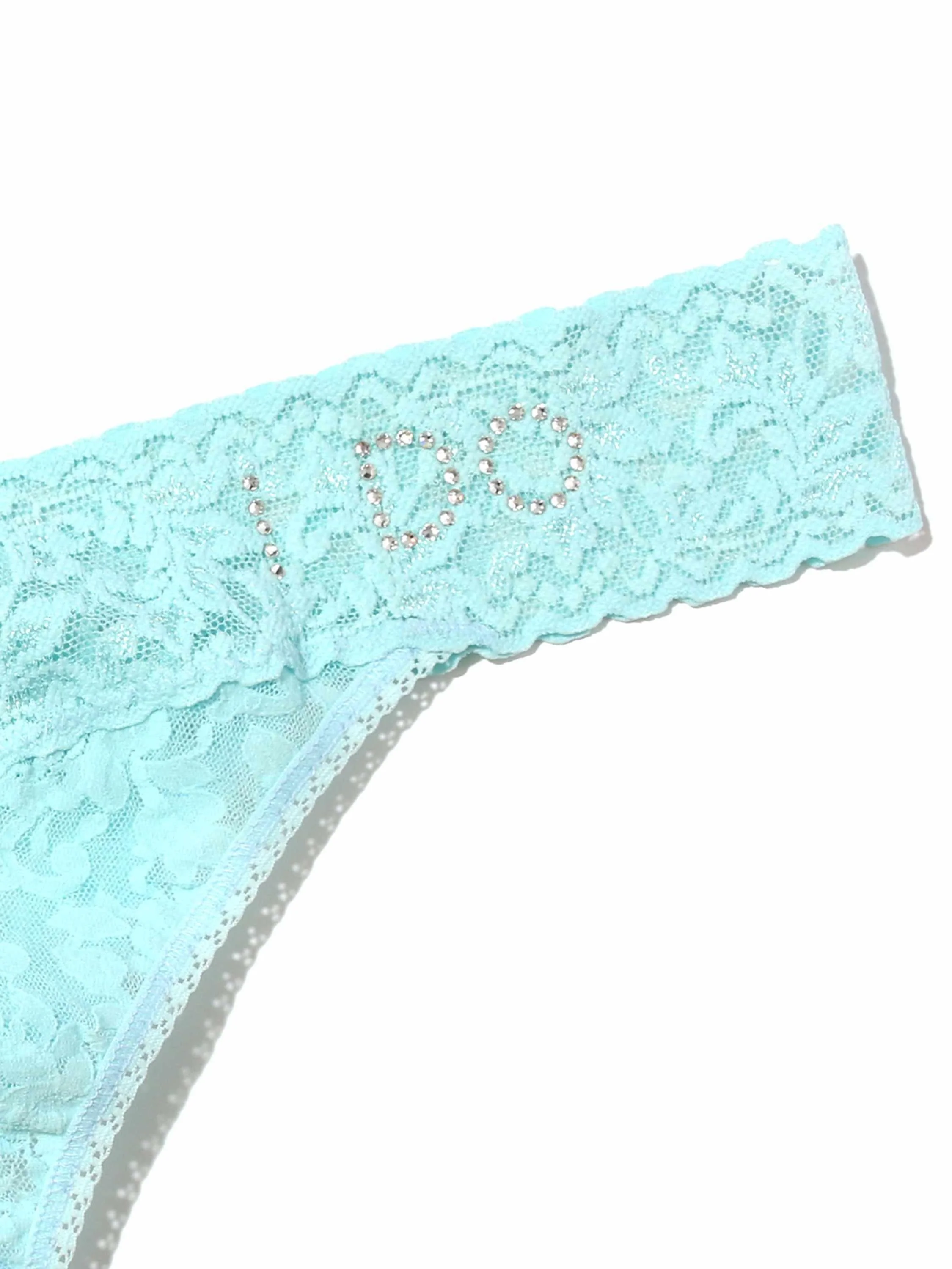 Plus I Do Crystal Signature Lace® Original Rise Thong - Image 4