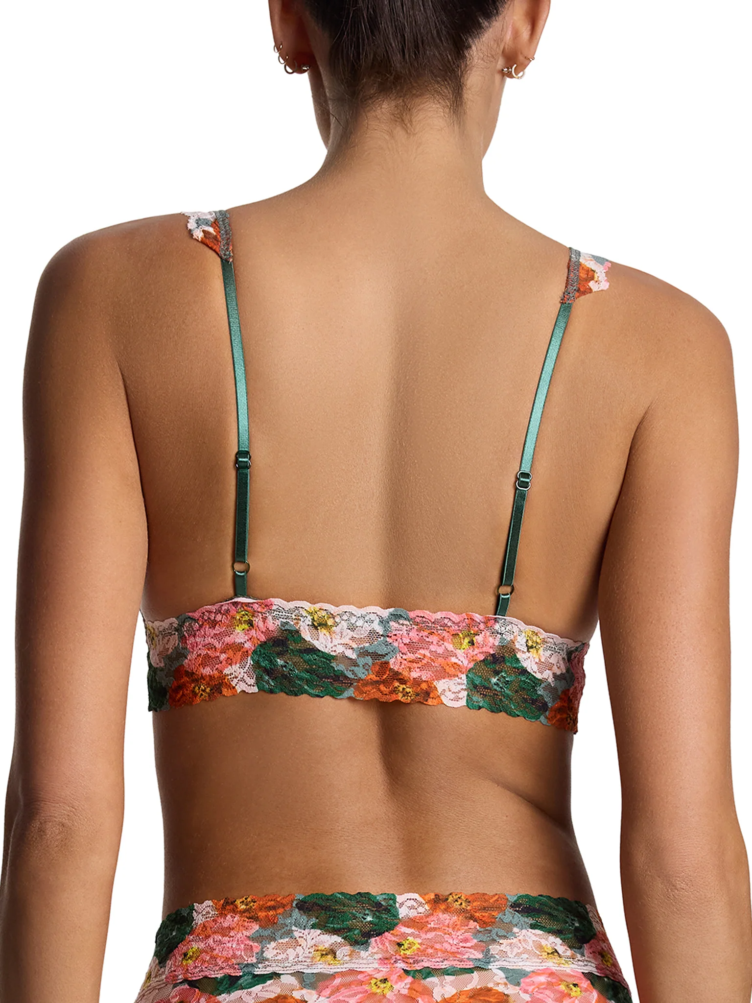 Printed Signature Lace® Crossover Bralette Paint Me Like Sale - Image 4