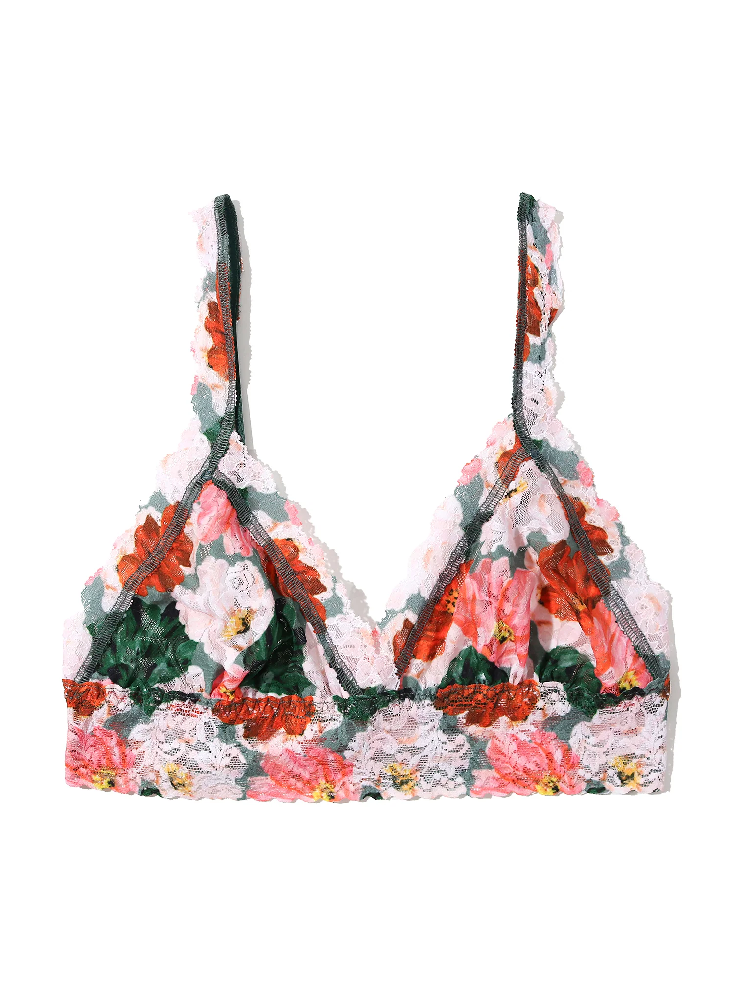 Printed Signature Lace® Crossover Bralette Paint Me Like Sale - Image 5