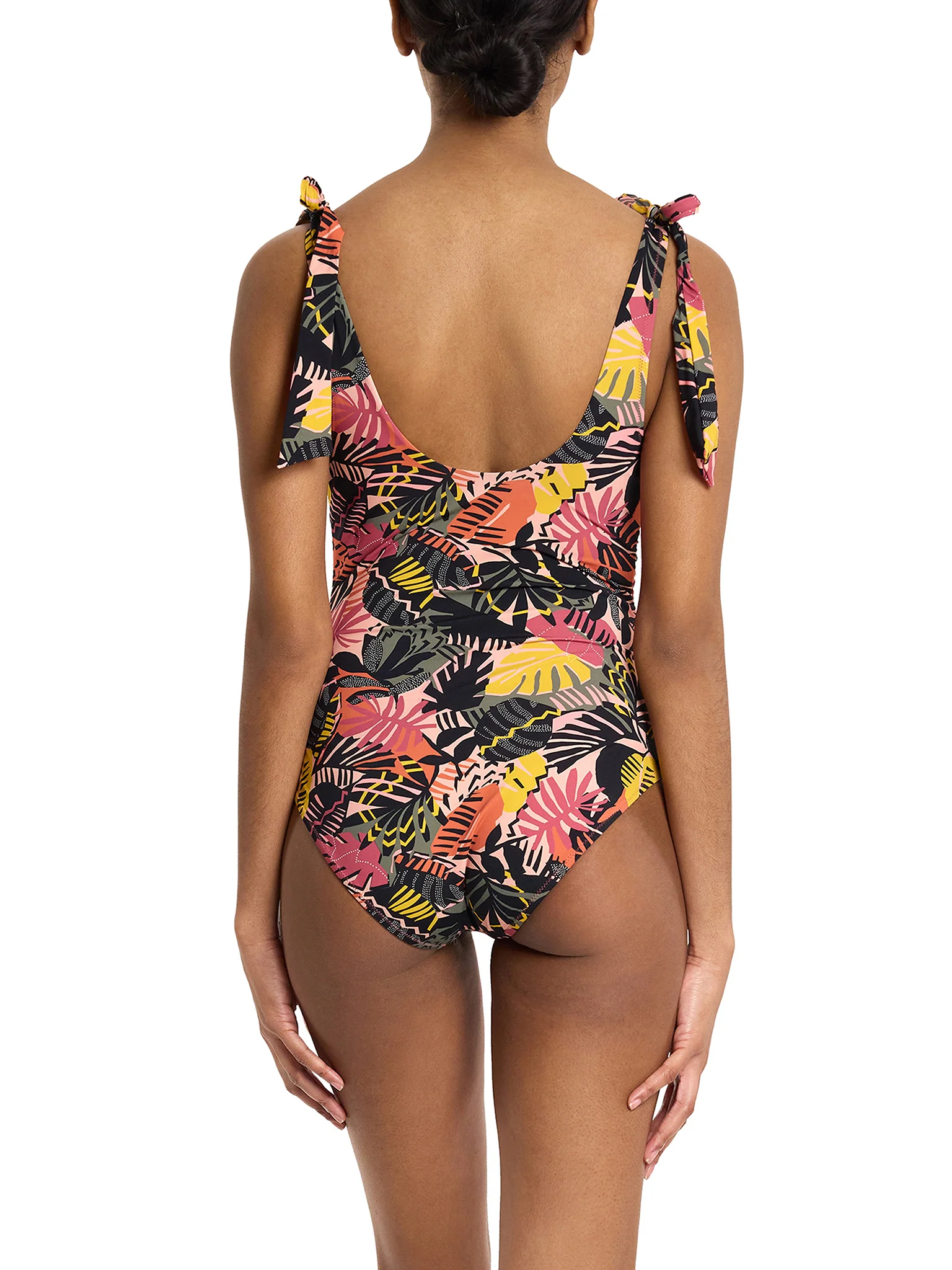 Ruched Bow One Piece Swimsuit Palm Springs Sale - Image 3
