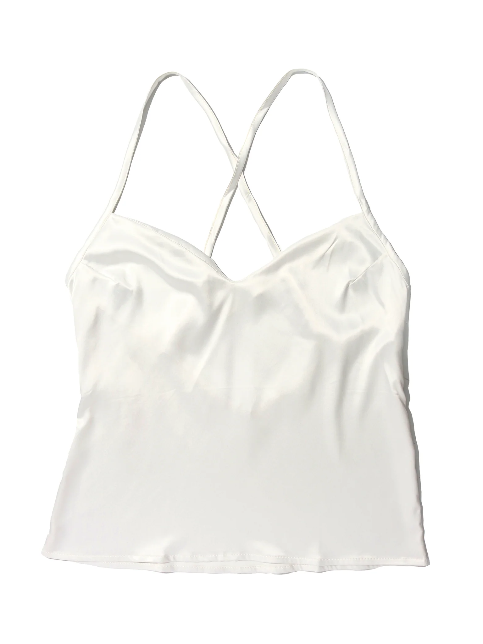 Satin Sleep Cami Light Ivory Sale - Image 4