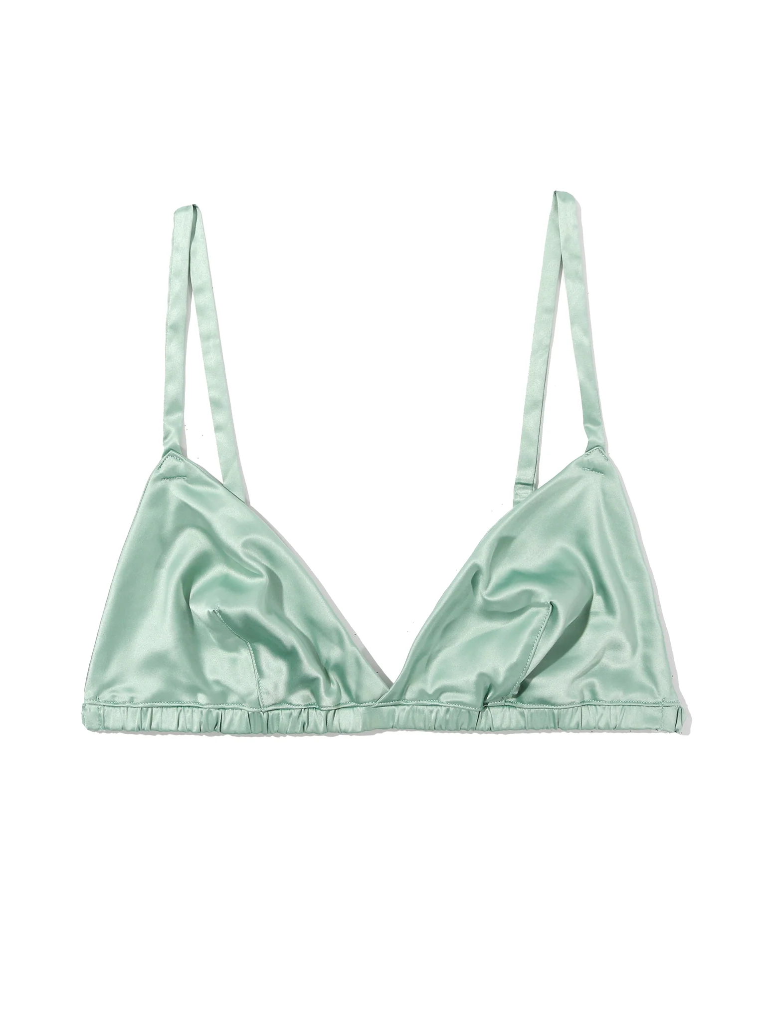 Satin Sleep Fashion Bralette Green Tea Sale - Image 4