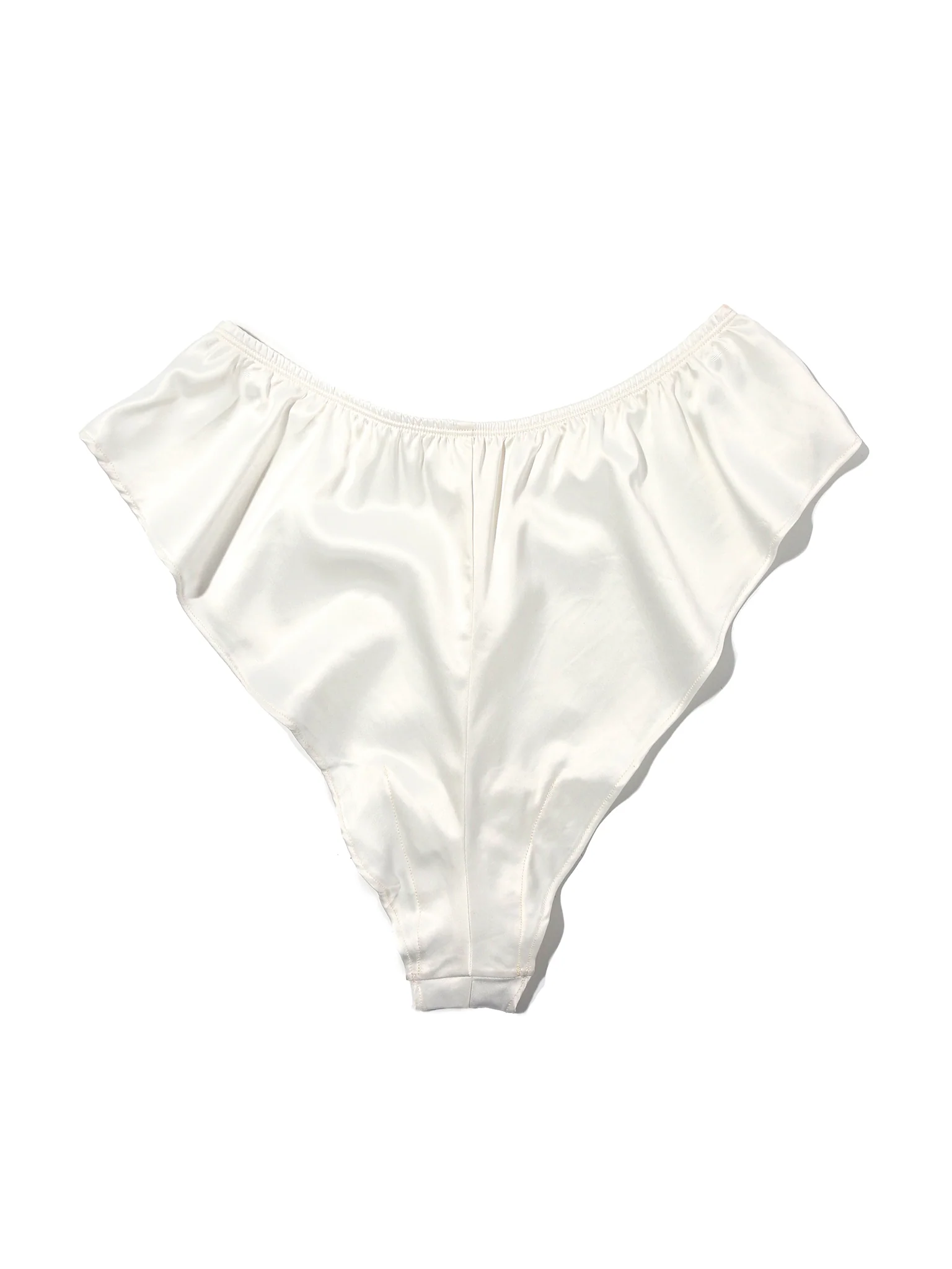 Satin Sleep Flutter Tanga Light Ivory Sale - Image 5