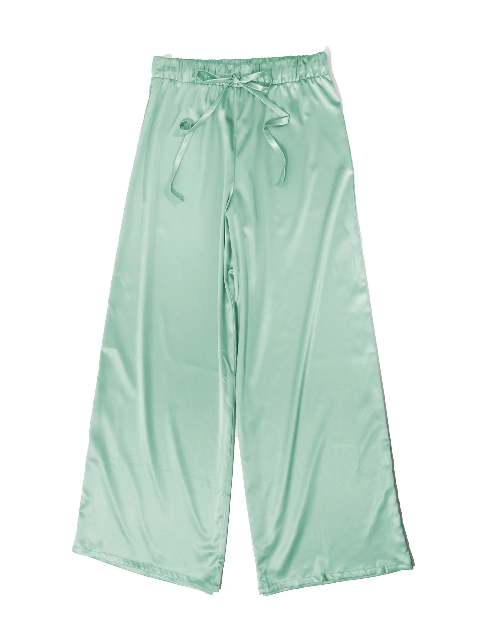Satin Sleep Pant Green Tea Sale - Image 5