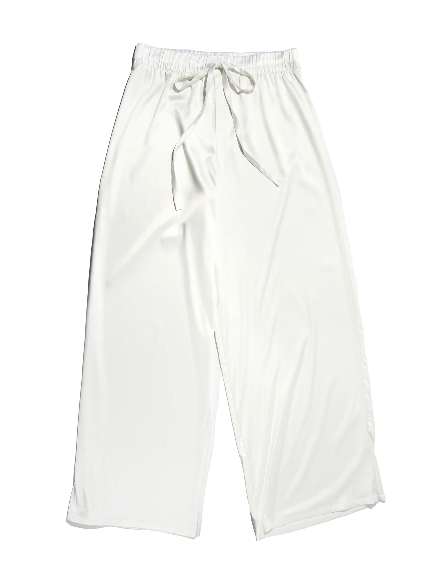 Satin Sleep Pant Light Ivory Sale - Image 4
