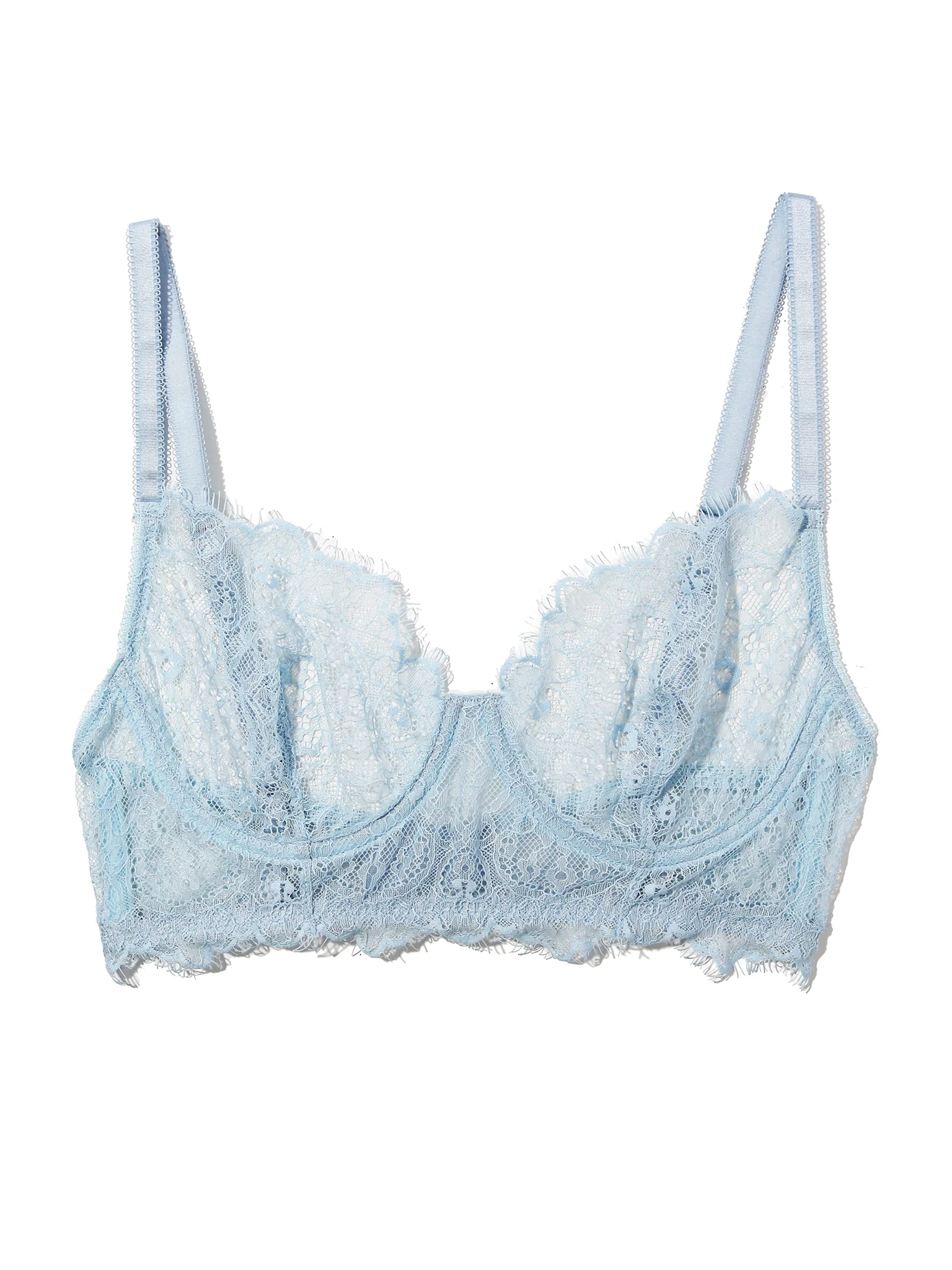 Sheer Seduction Underwire Bra Touch The Sky Blue Sale - Image 4