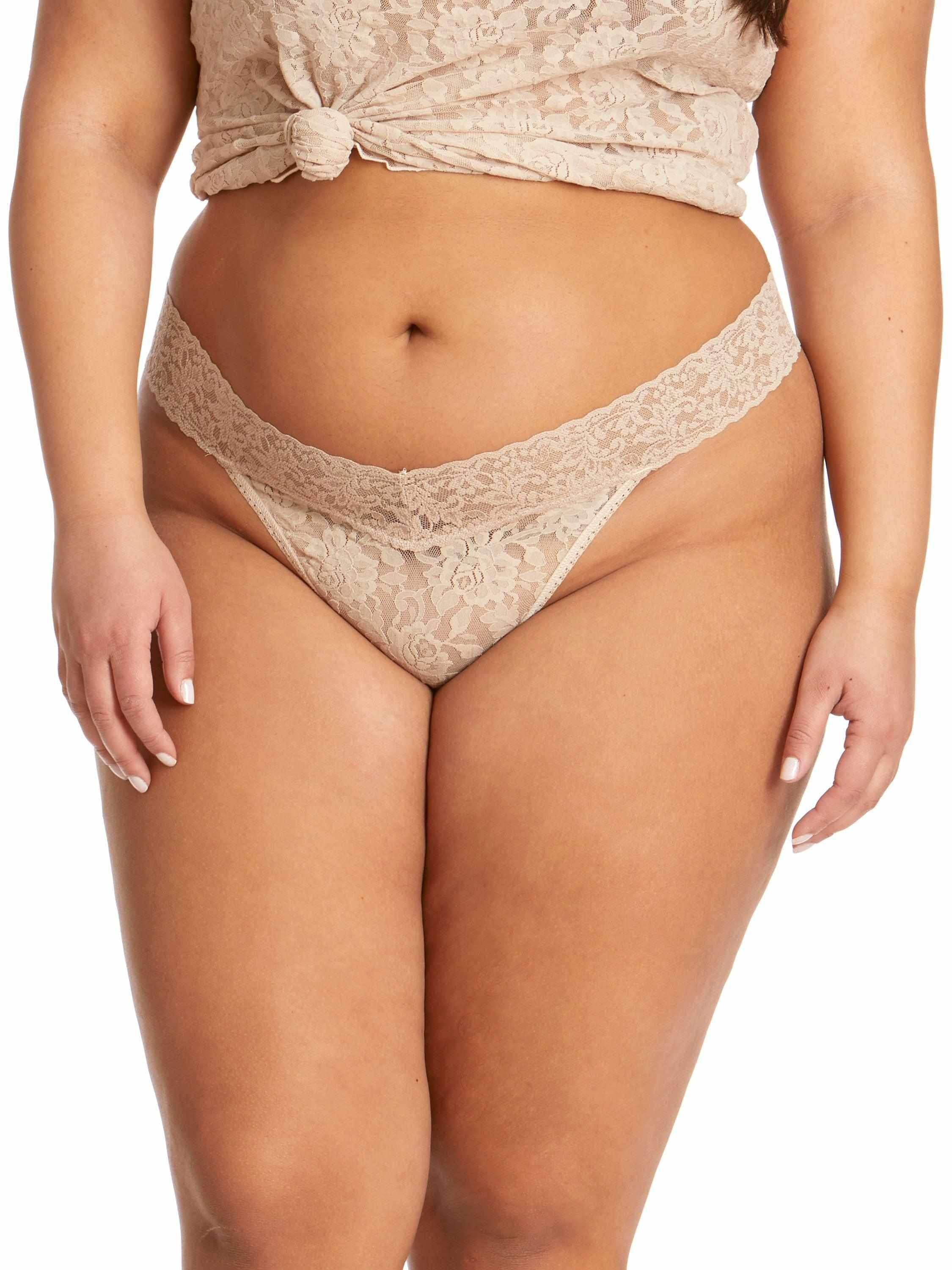 Signature Lace® Original Rise Thong Chai - Image 3