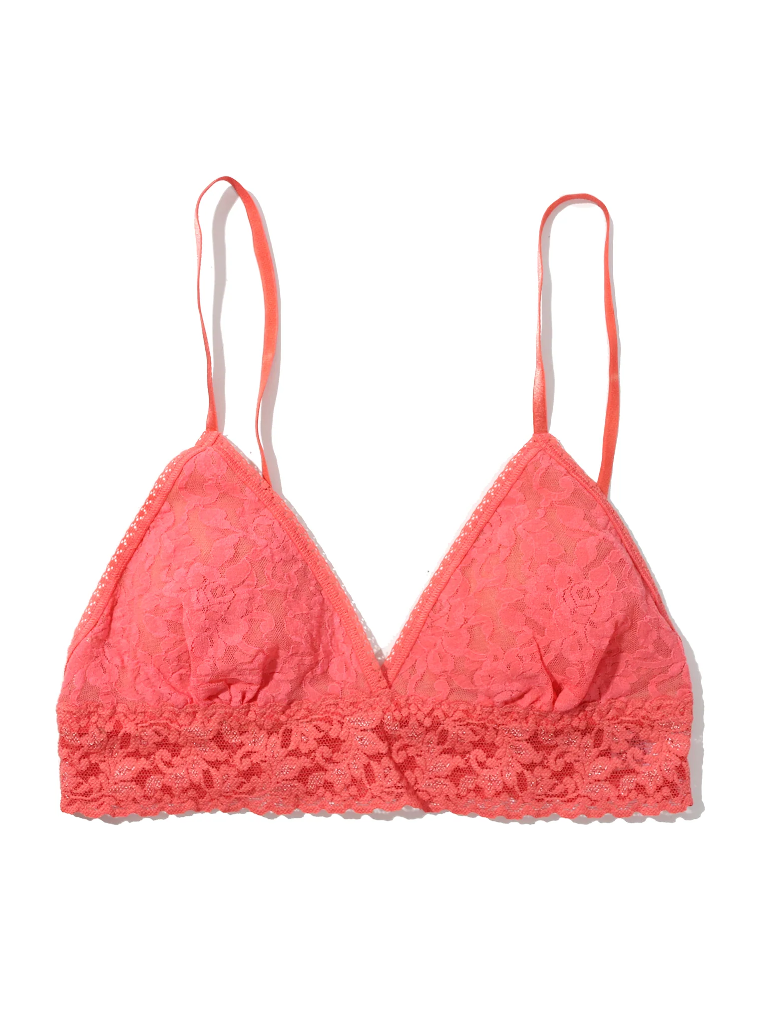 Signature Lace® Padded Triangle Bralette Courageous Coral Sale - Image 4