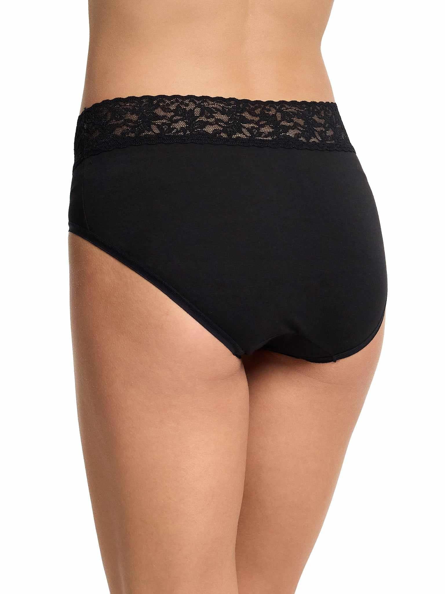 Supima® Cotton French Brief Black - Image 4