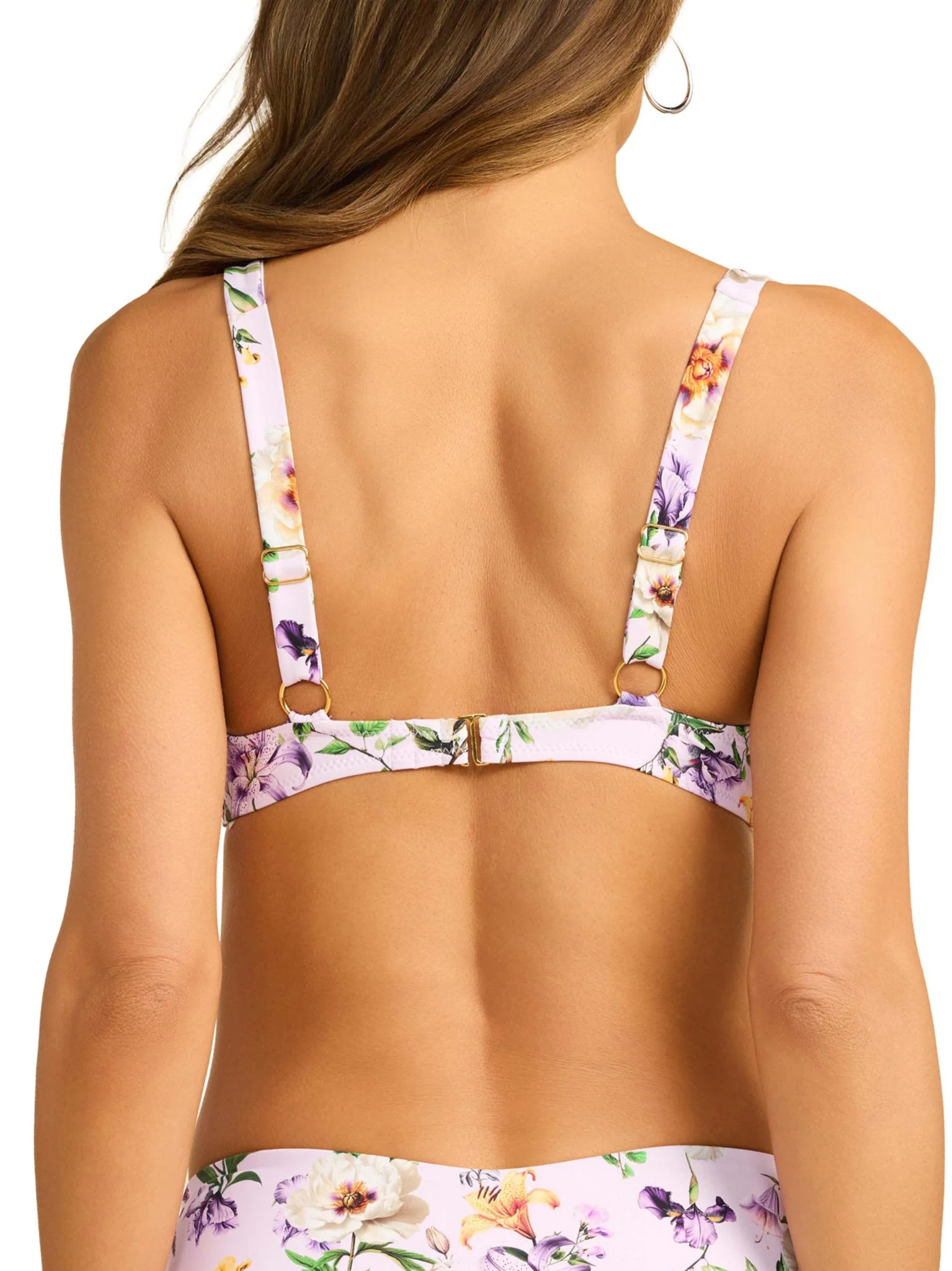 Underwire Swim Top Fawning Flora Purple - Image 7